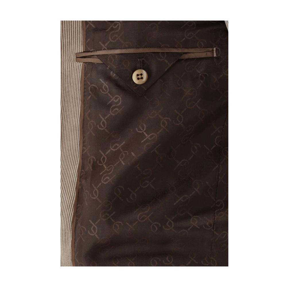 carl gross Theo SV Klassieke Blazer Beige Heren