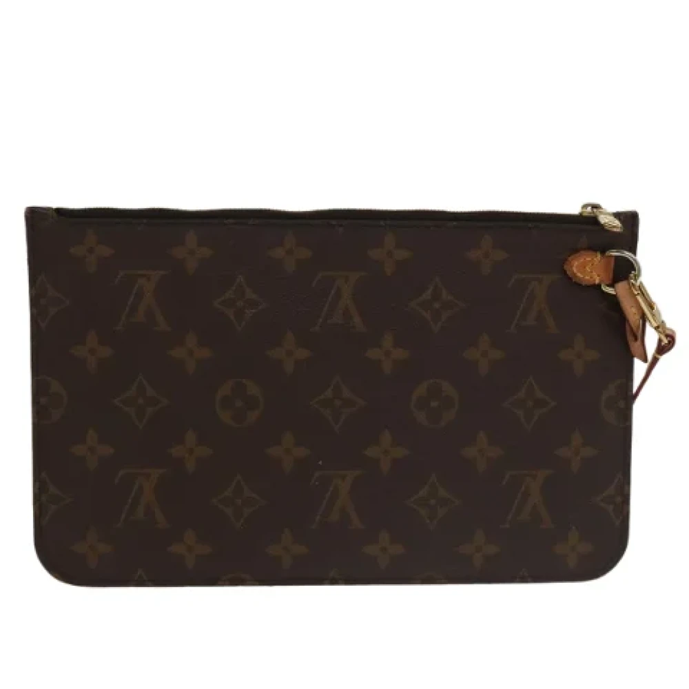 Louis Vuitton Vintage Pre-owned Canvas clutches Brown Dames