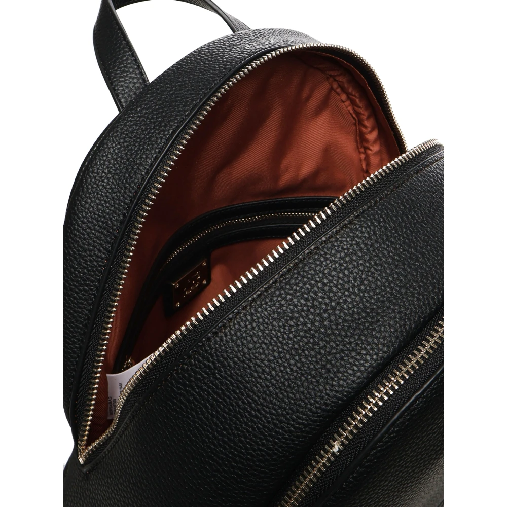 V73 Zwarte rugzak met logobedrukking Black Dames