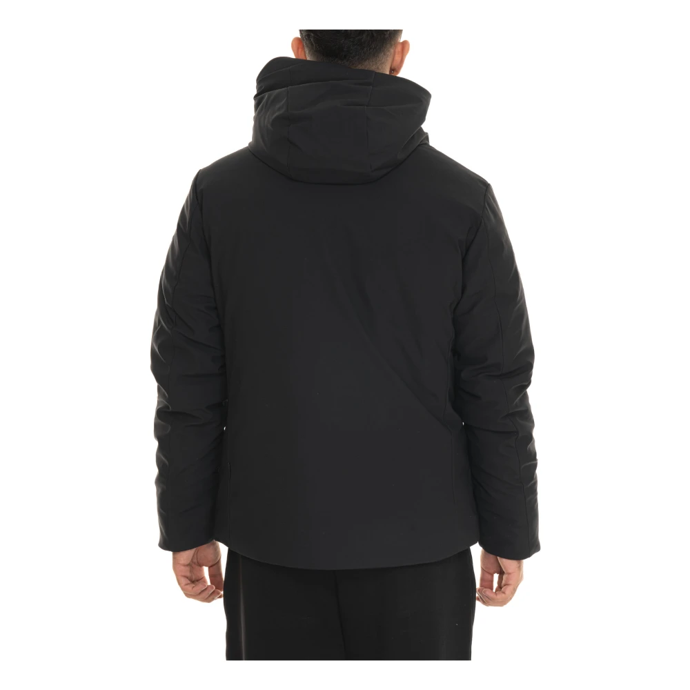 Save The Duck Hooded Sabal Jacket met Ritssluiting Black Heren