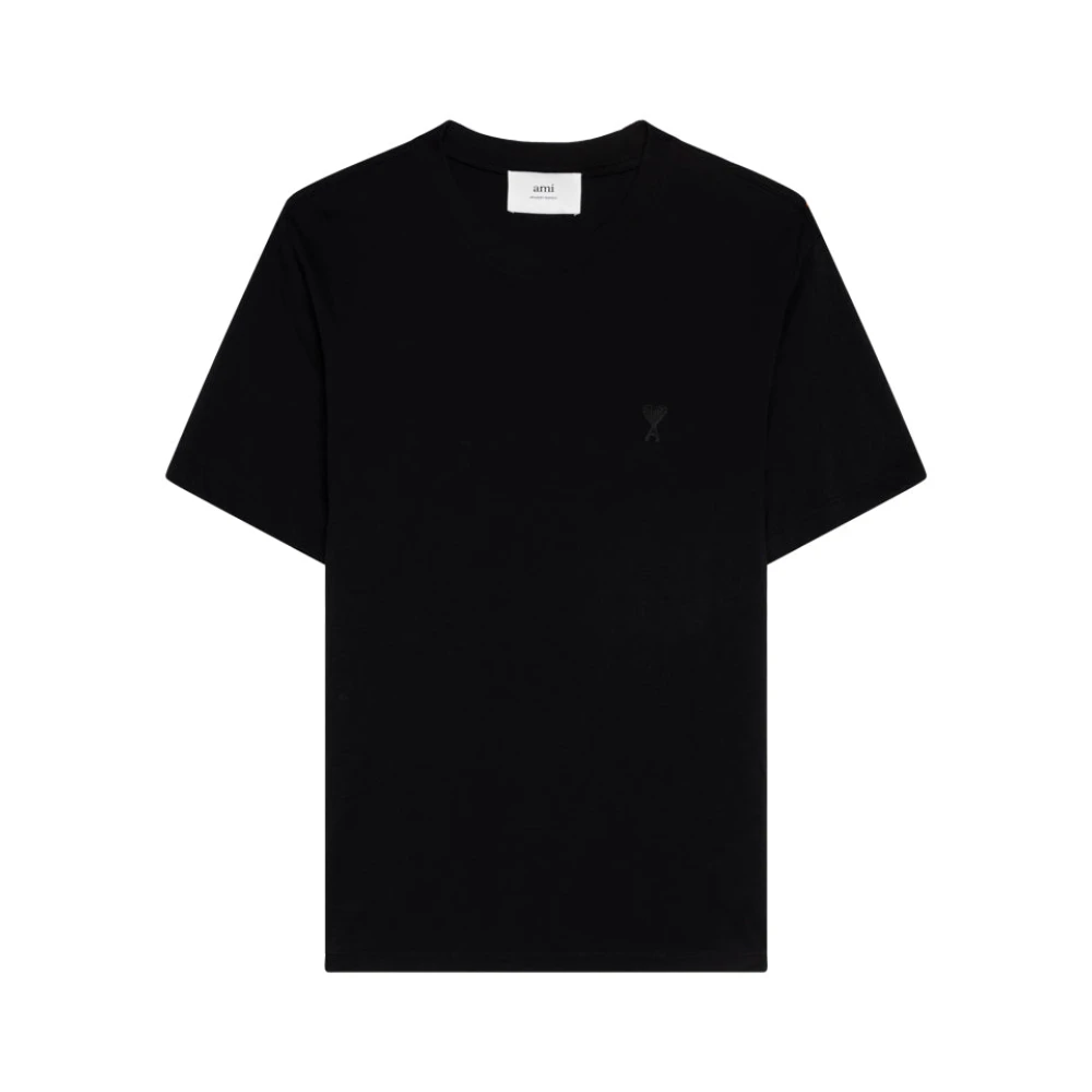 Ami Paris Zwarte Hartvriend T-Shirt Black Heren