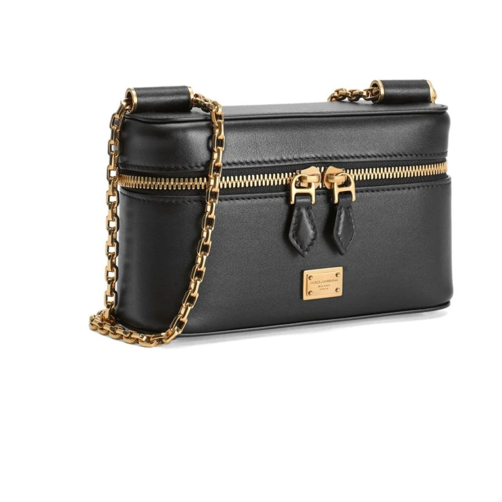 Dolce & Gabbana Zwarte schoudertas voor vrouwen Black Dames
