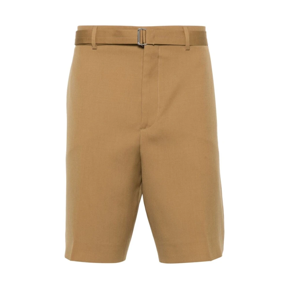 Lanvin Op maat gemaakte wollen shorts Brown Heren