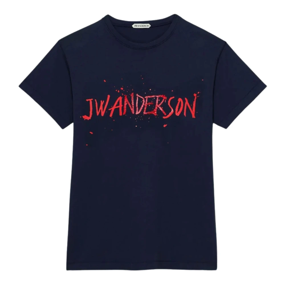 Jw Anderson Circular T-Shirt - Male - T-Shirts - Blue - S - Tops