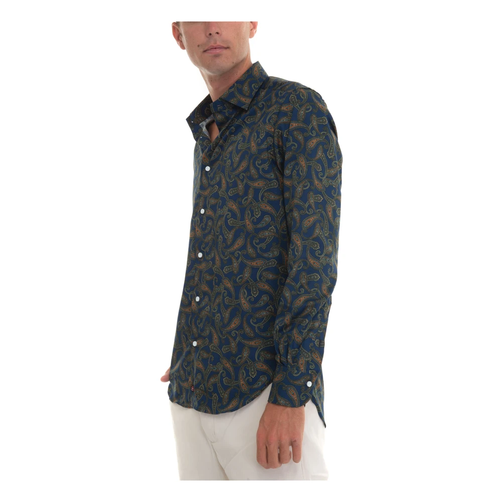 Càrrel Slim Fit Overhemd Cashmere Fantasy Blue Heren