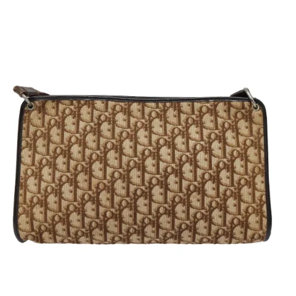 Dior Vintage Pre-owned Canvas dior-bags Brown Dames