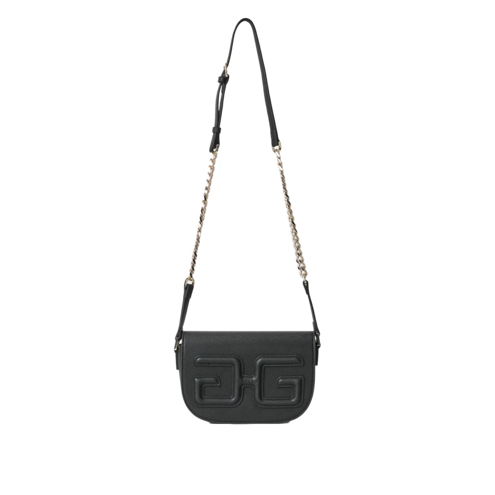 Gaëlle Paris Zwarte Synthetische Mini Schoudertas Black Dames