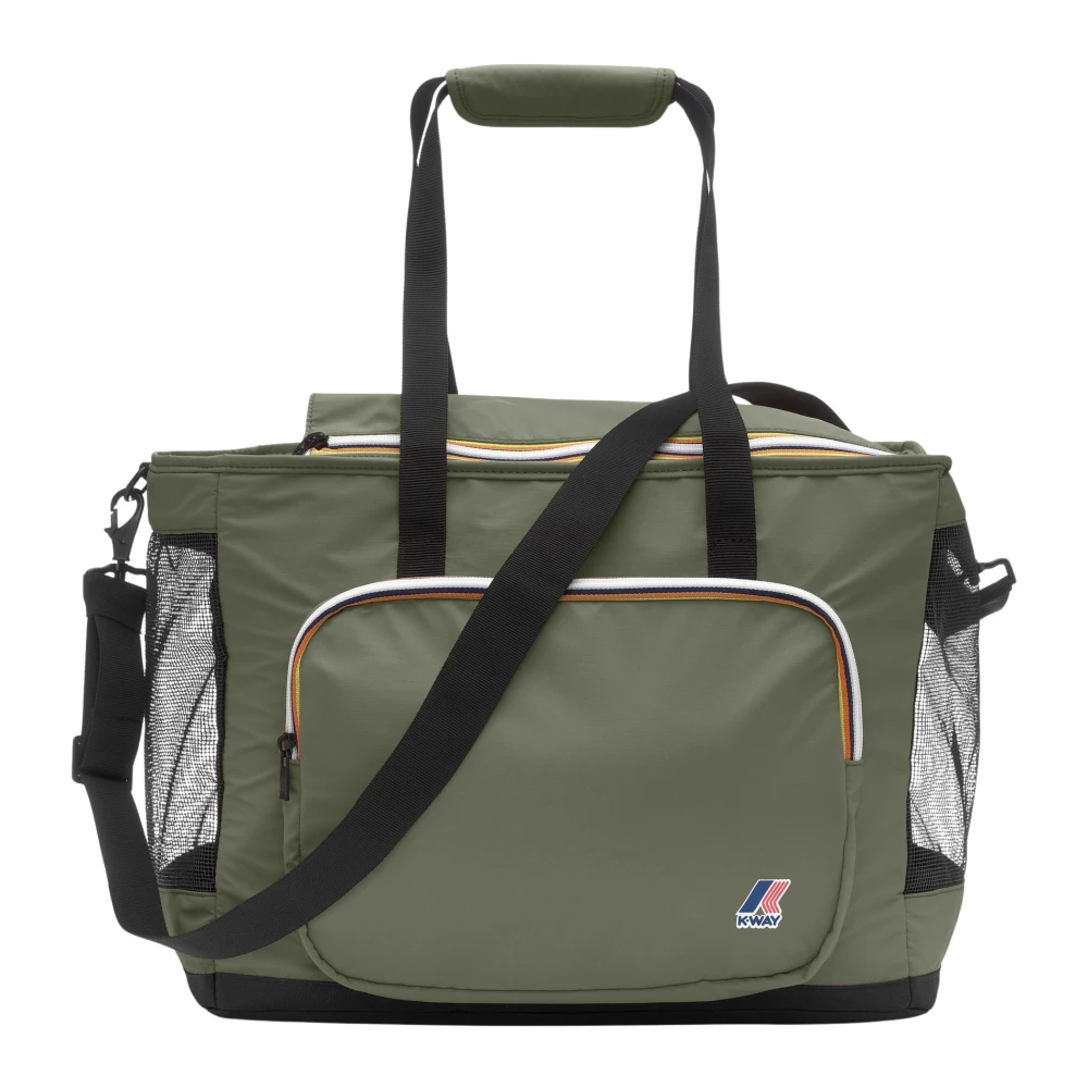 K-Way Unisex Groente Tassen Groen, One Size, Nylon, Crossbody Bag K8151xw