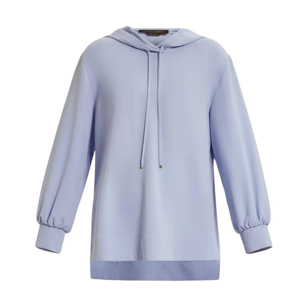 Marina Rinaldi Sportieve Cady Tuniek met Capuchon Blue Dames