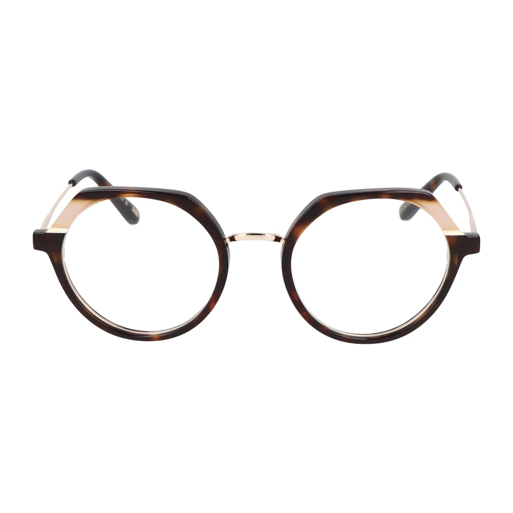 Kaleos Ronde acetaatbril Eatenton Brown Unisex
