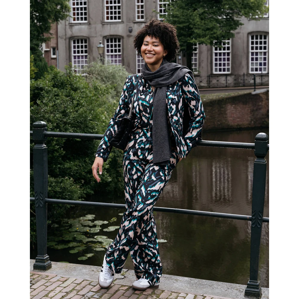 &Co Woman Blazer met ruitpatroon Multicolor Dames