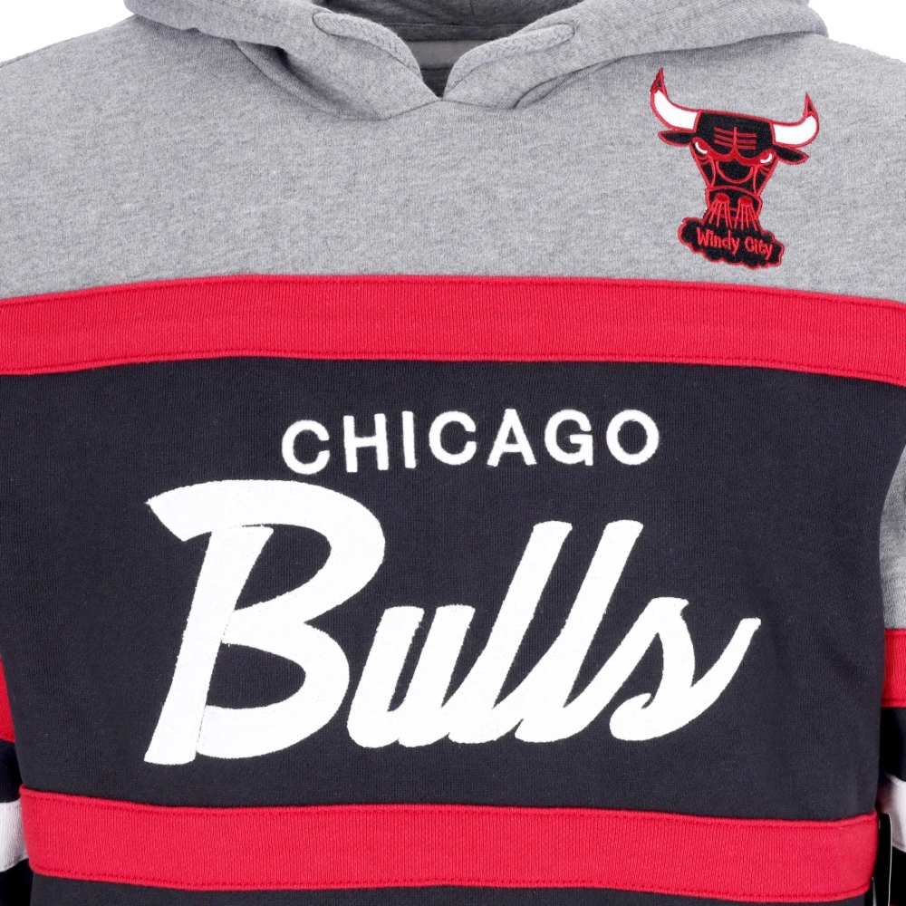 Mitchell & Ness Chicago Bulls Hoodie Hardwood Classics Zwart Multicolor Heren