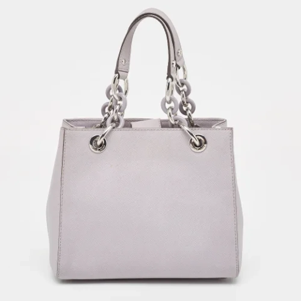 Michael Kors Pre-owned Leather totes Purple Dames