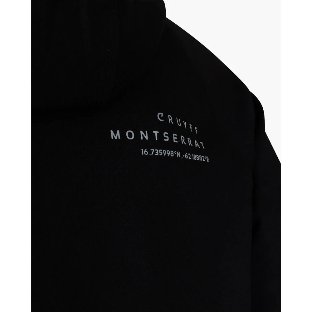 Cruyff Montserrat Mantel Hoodie Zwart Black Heren