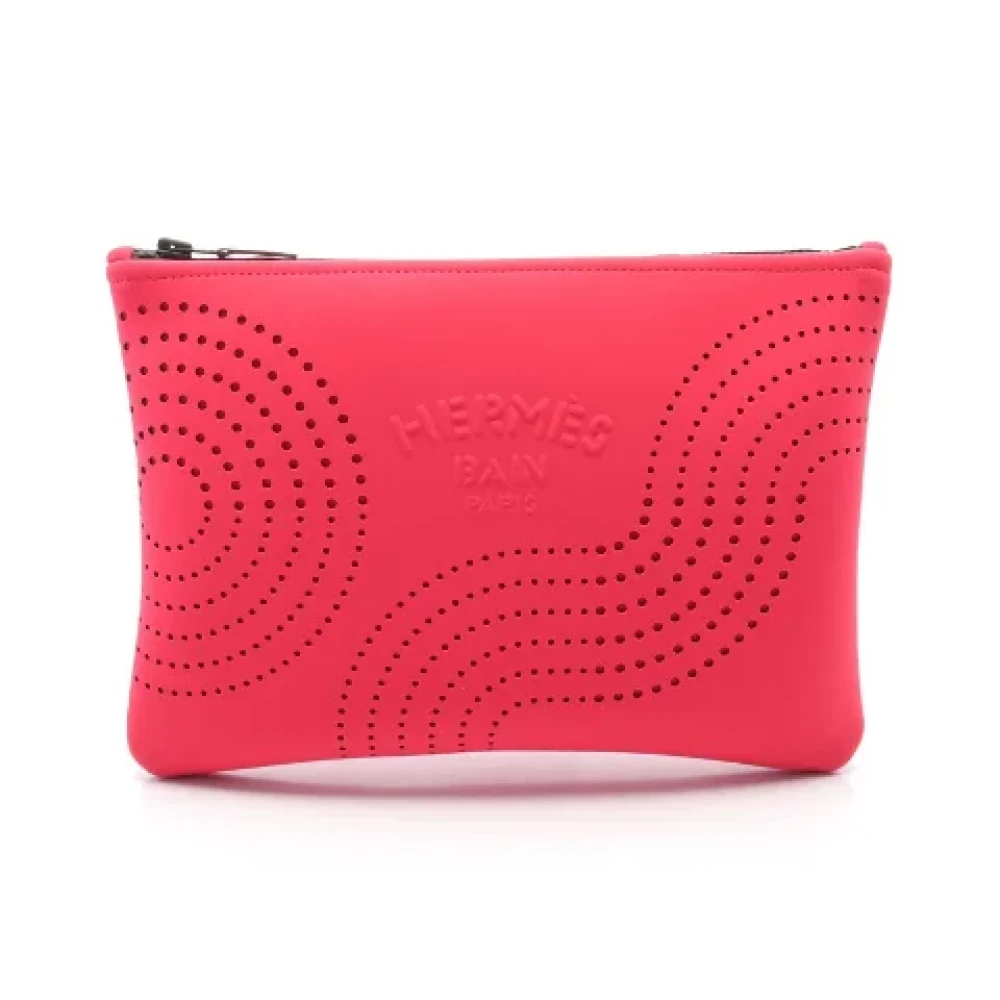 Hermès Vintage Pre-owned Fabric pouches Pink Dames