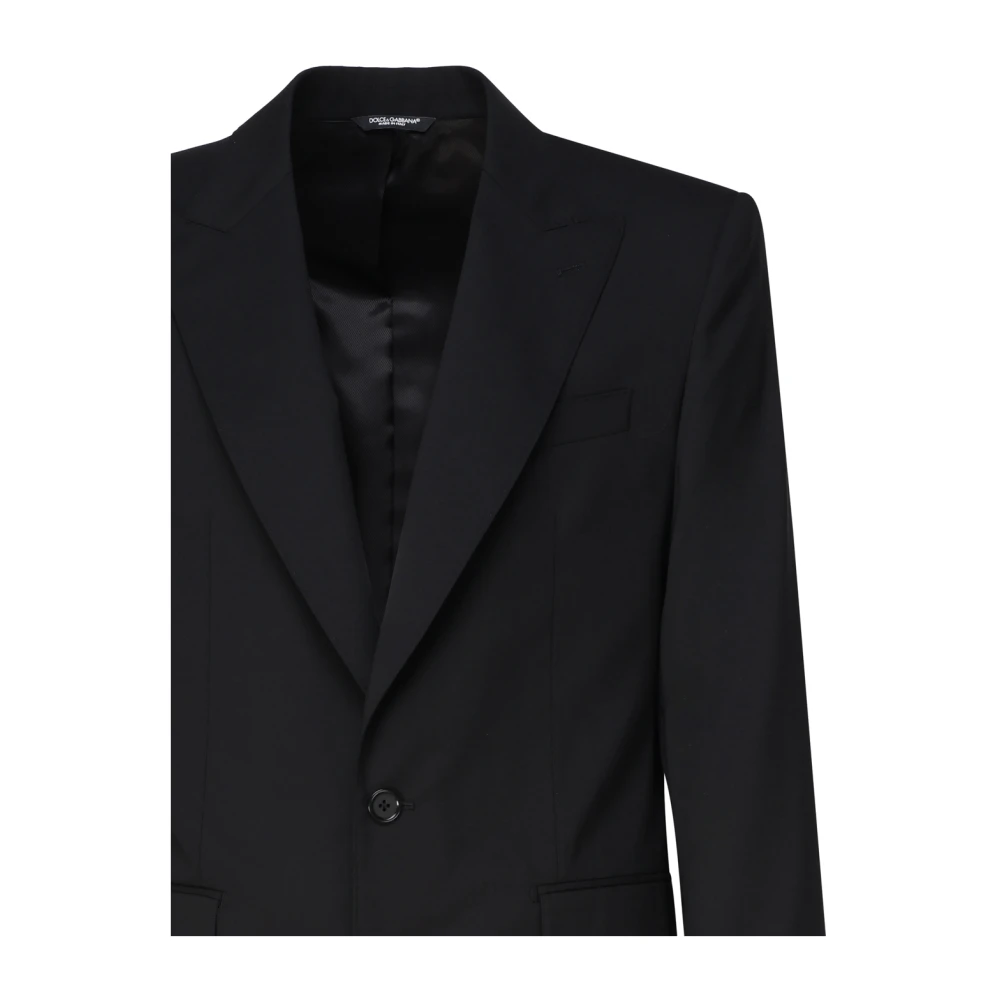 Dolce & Gabbana Single Breasted Suits Black Heren