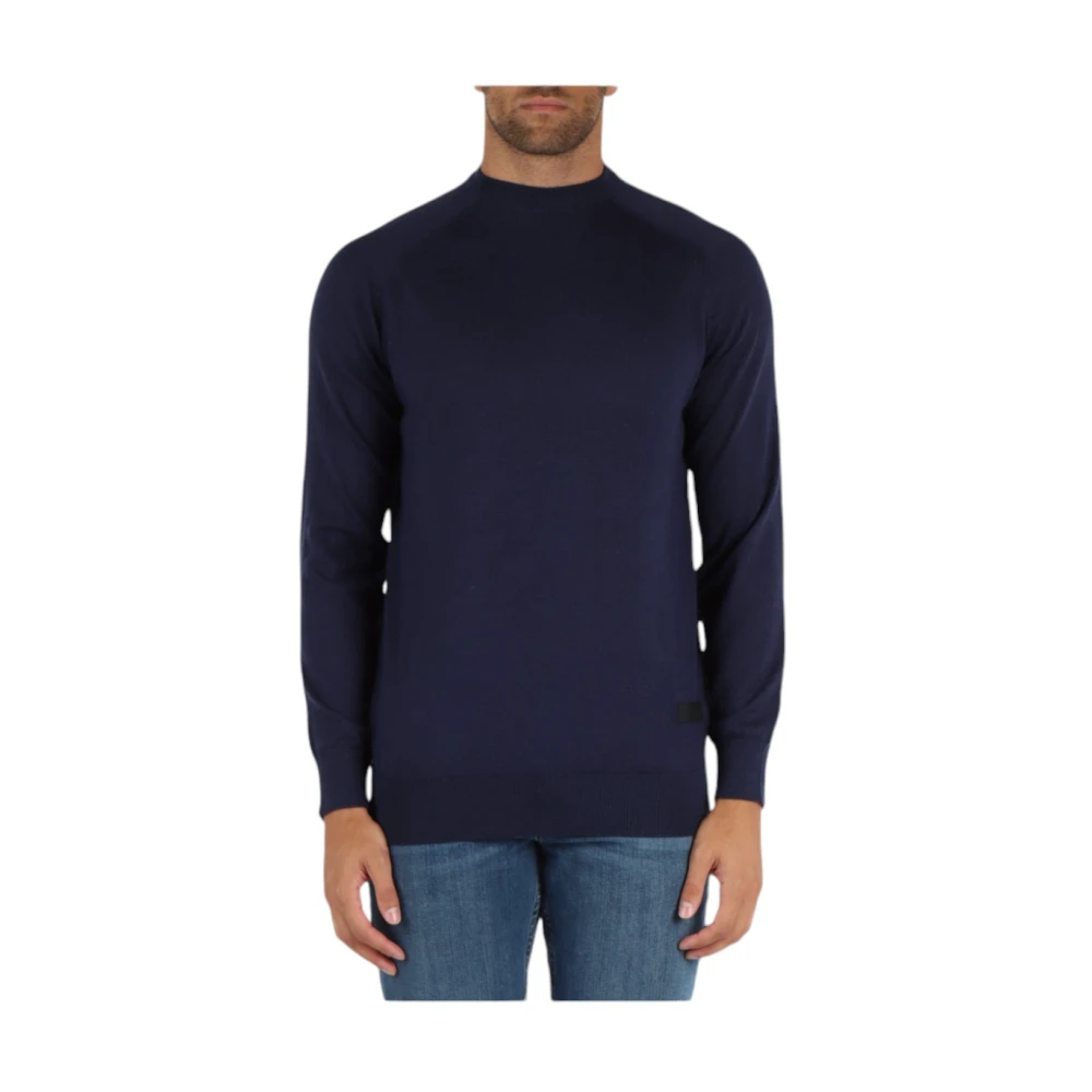John Richmond Stijlvolle Gebreide Top Blue Heren