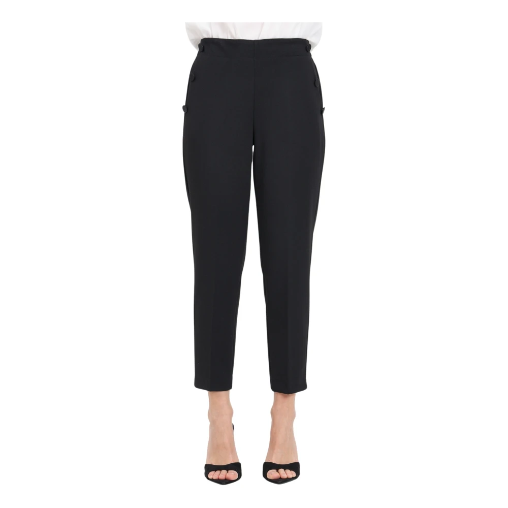 ViCOLO Cropped Trousers Black Dames