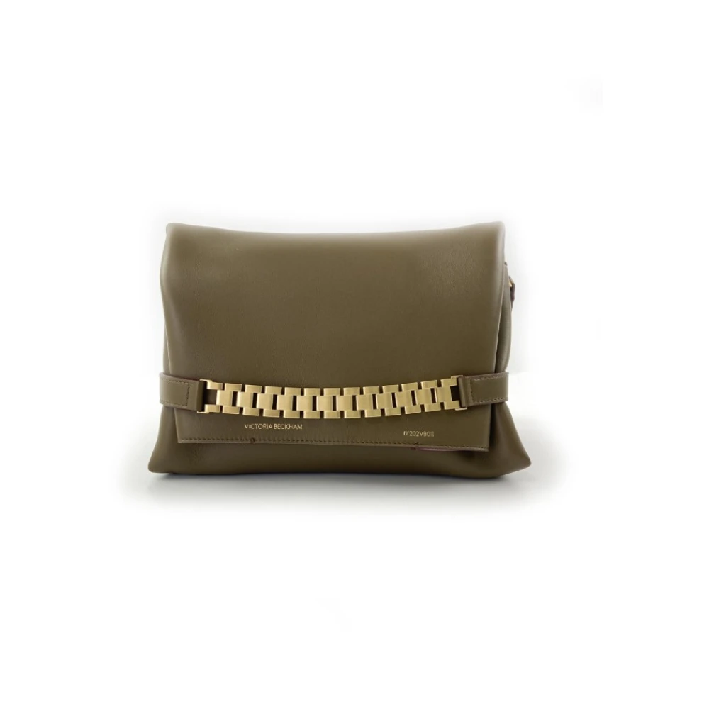 Victoria Beckham Khaki Schoudertas Green Dames