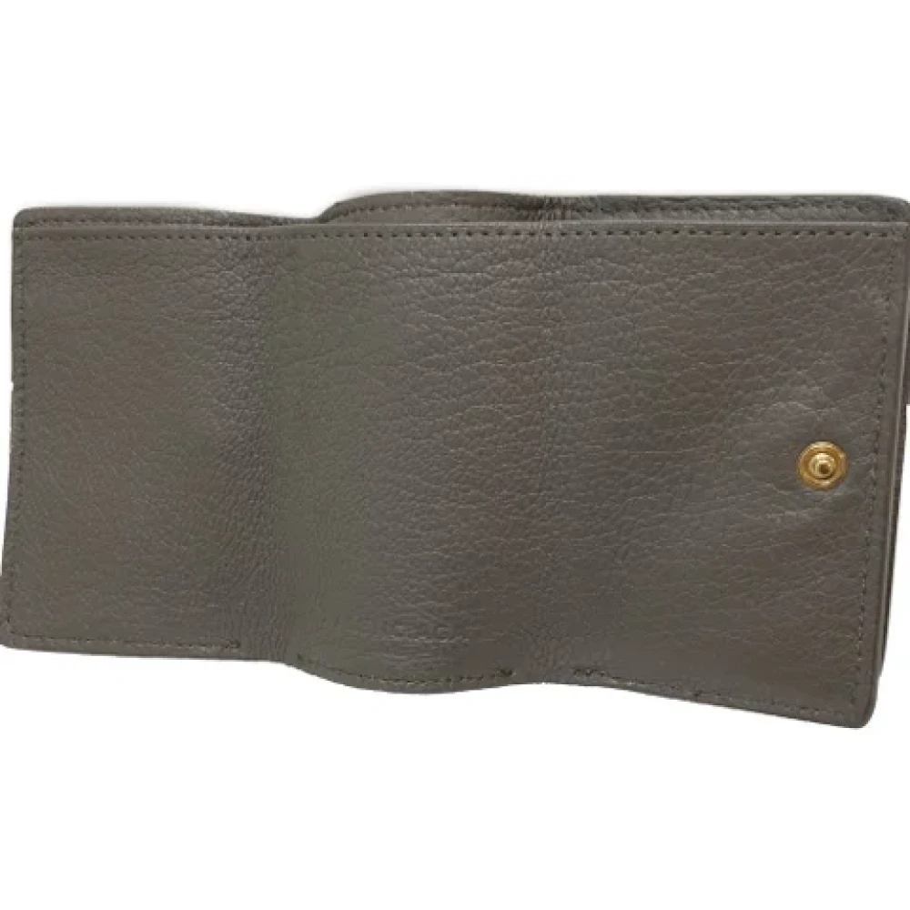 Balenciaga Vintage Pre-owned Leather wallets Gray Unisex