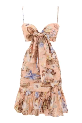 Coco Bow Front Mini Dress