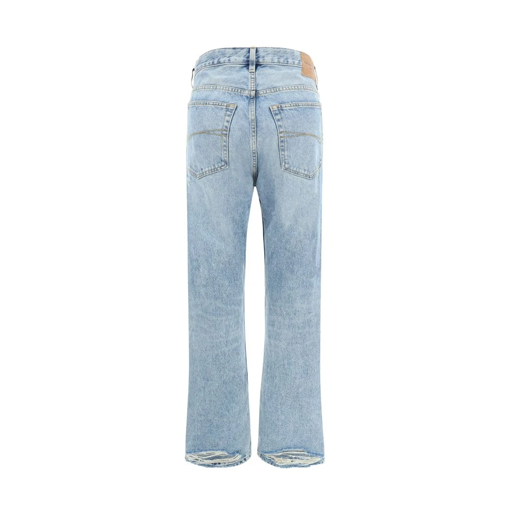 Balenciaga Klassieke Straight Leg Jeans Blue Dames