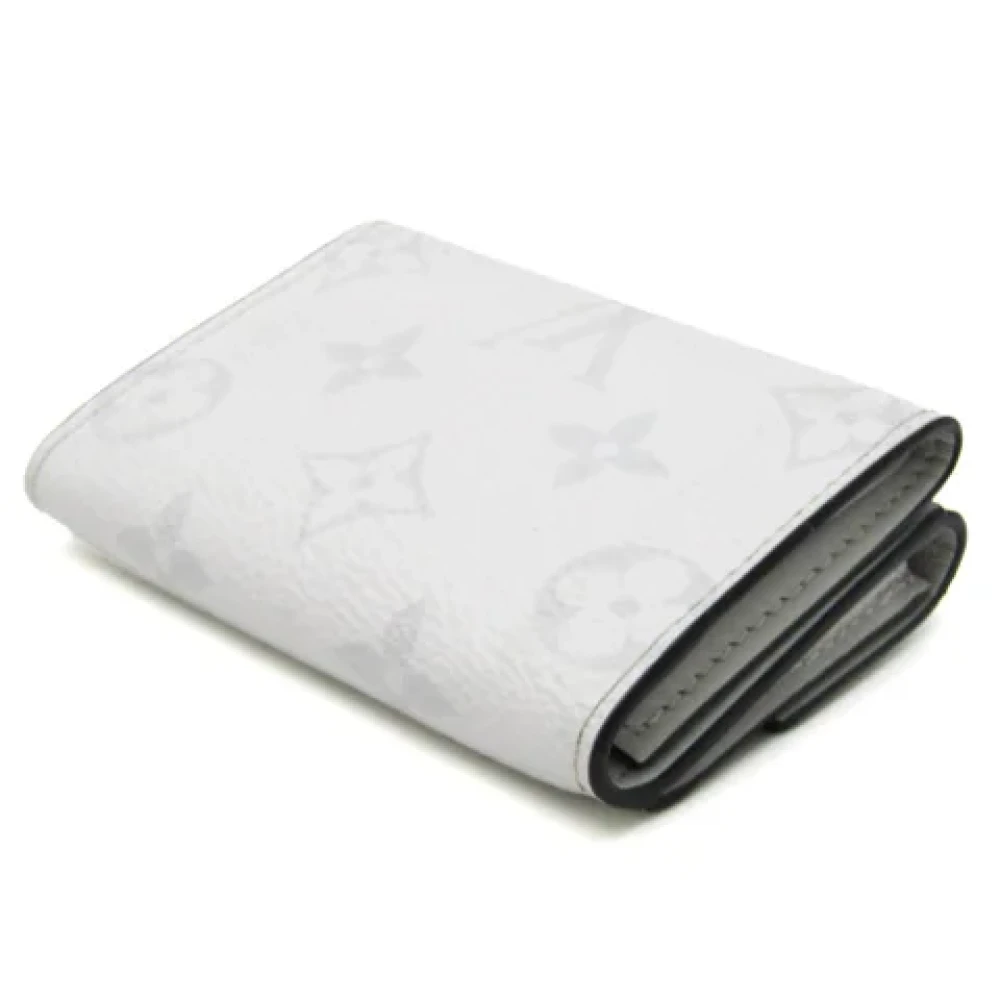 Louis Vuitton Vintage Pre-owned Leather wallets White Heren