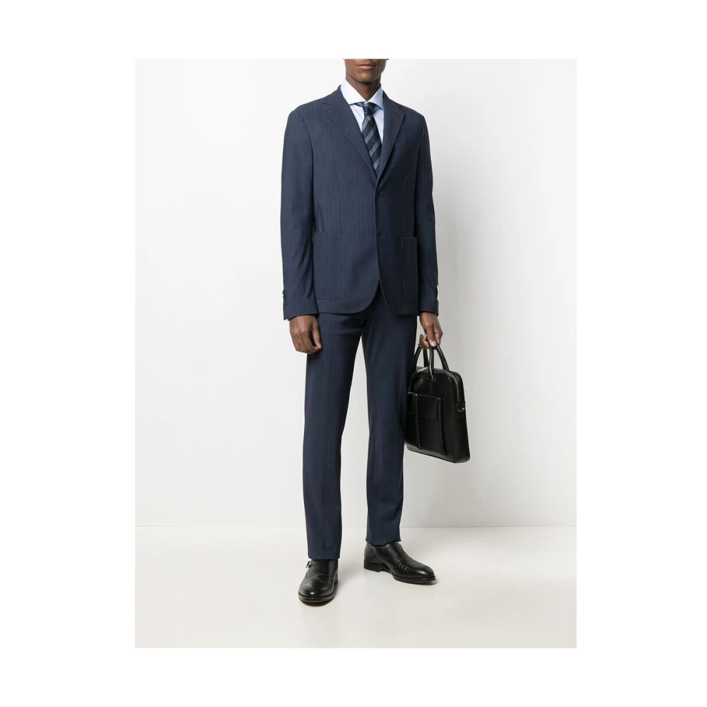 Mazzarelli Formal Shirts Blue Heren