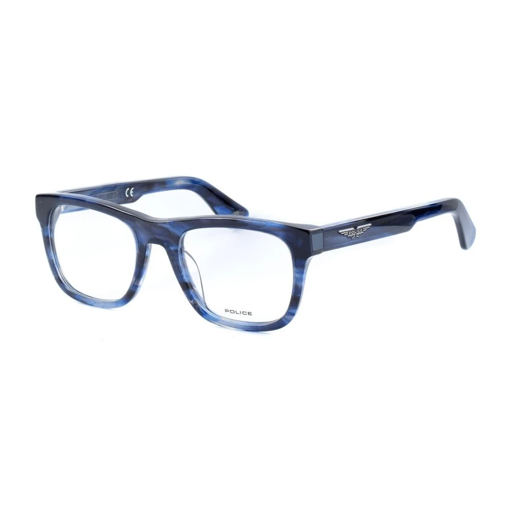 Police Zwarte plastic frames met wijzerplaat Black Heren