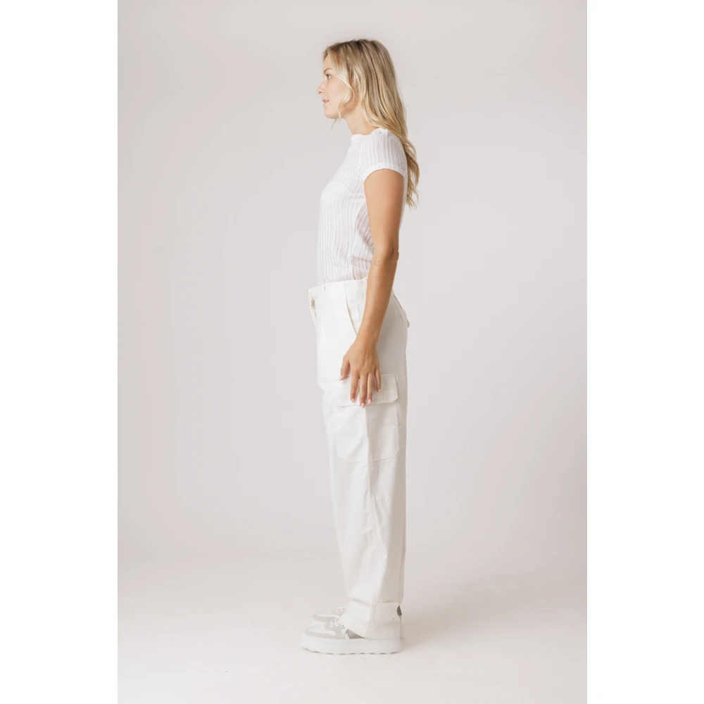 Samsøe Cargo Broek Solitary Star Beige Dames