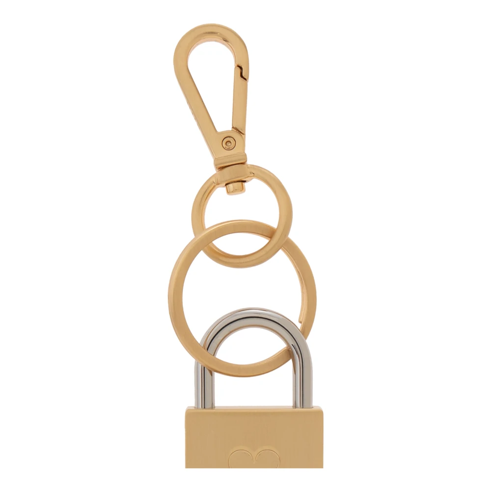 Ami Paris Sleutelhanger met logo Yellow Unisex