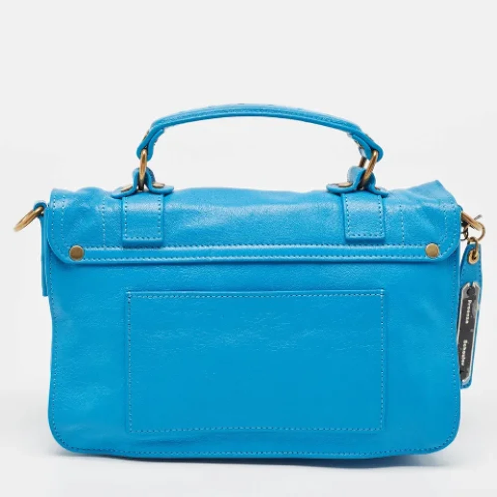Proenza Schouler Pre-owned Leather handbags Blue Dames