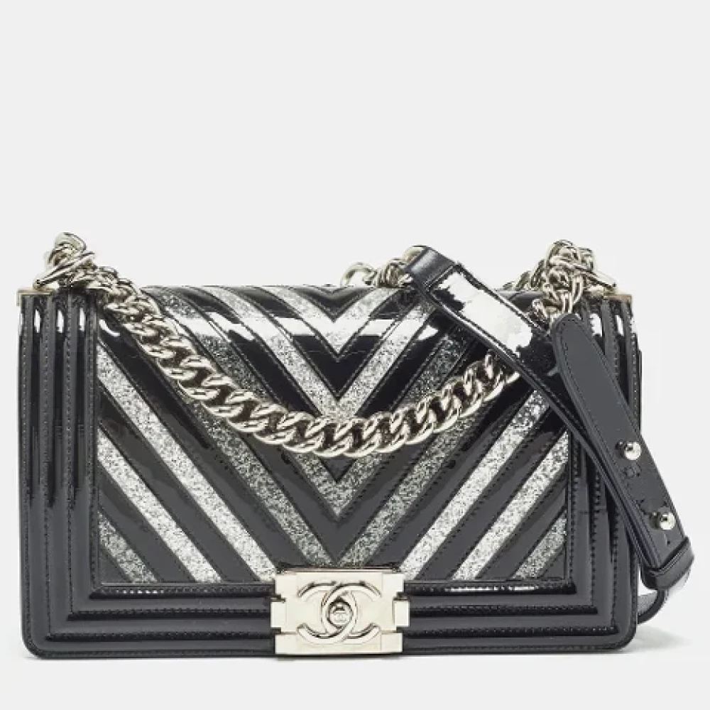 Chanel Vintage Pre-owned Leather chanel-bags Black Dames