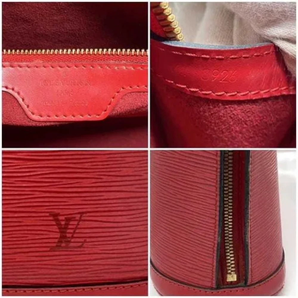Louis Vuitton Vintage Pre-owned Leather totes Red Dames
