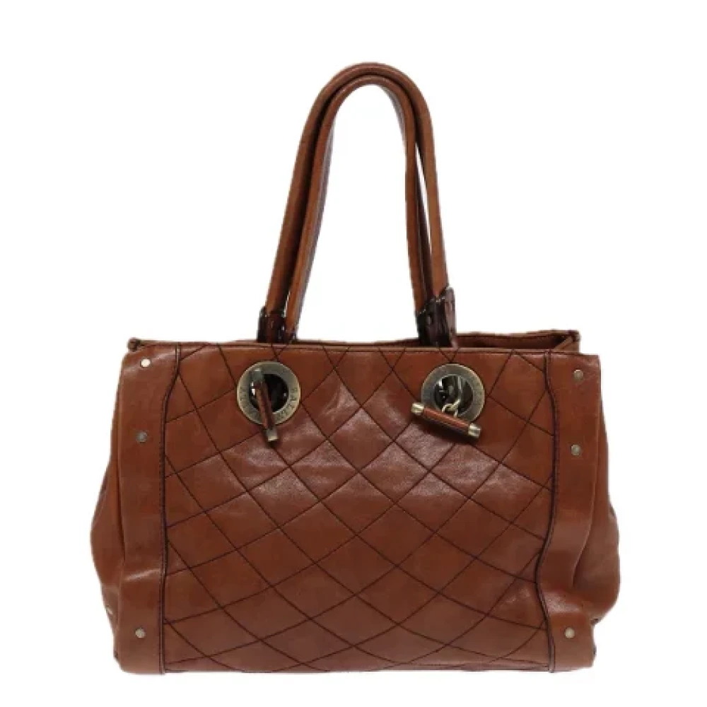 Bally Pre-owned Leather handbags Brown Dames