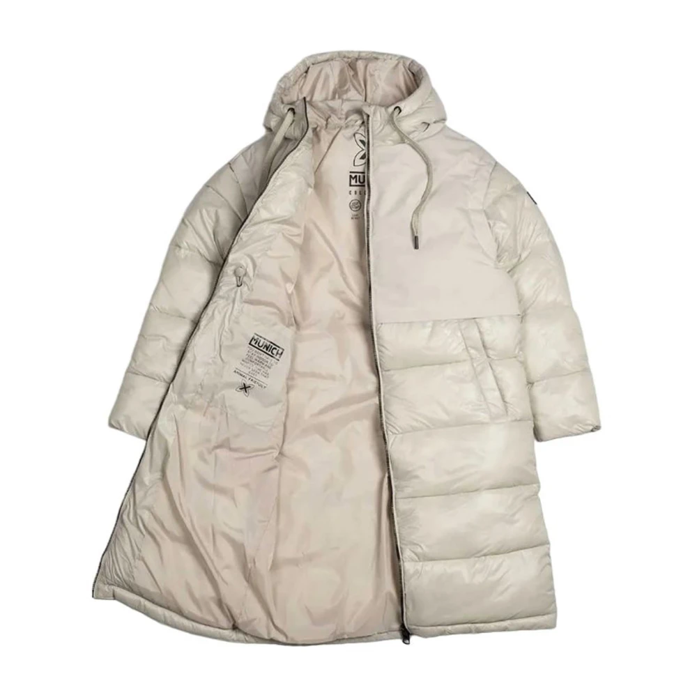 Munich Beige Dames Pufferjas Beige Dames