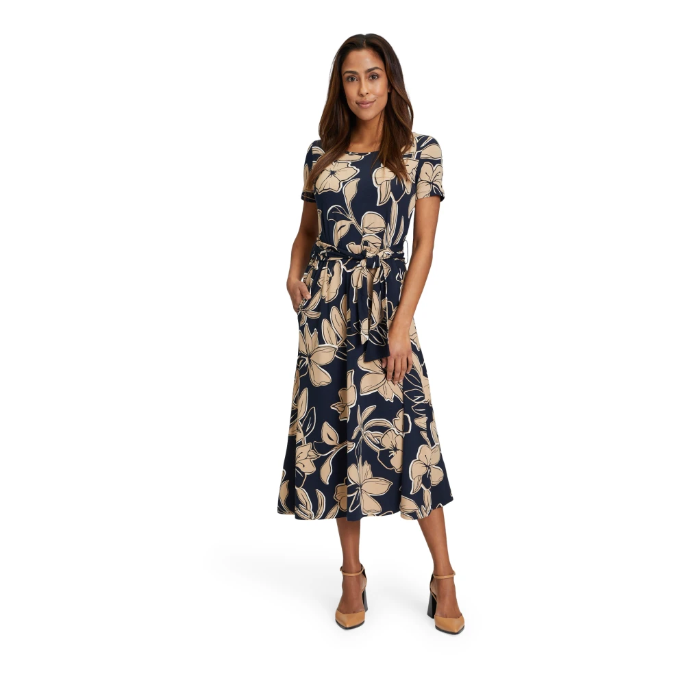 Betty Barclay Bloemenprint Jersey Jurk Multicolor Dames