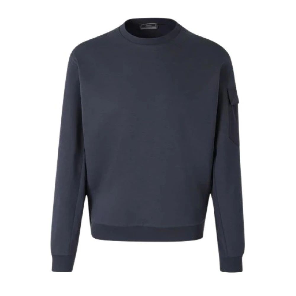 Herno Uomo Blu - Felpa Girocollo - Sweatshirts & Hoodies - L