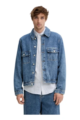 Jeansjacka med fickor