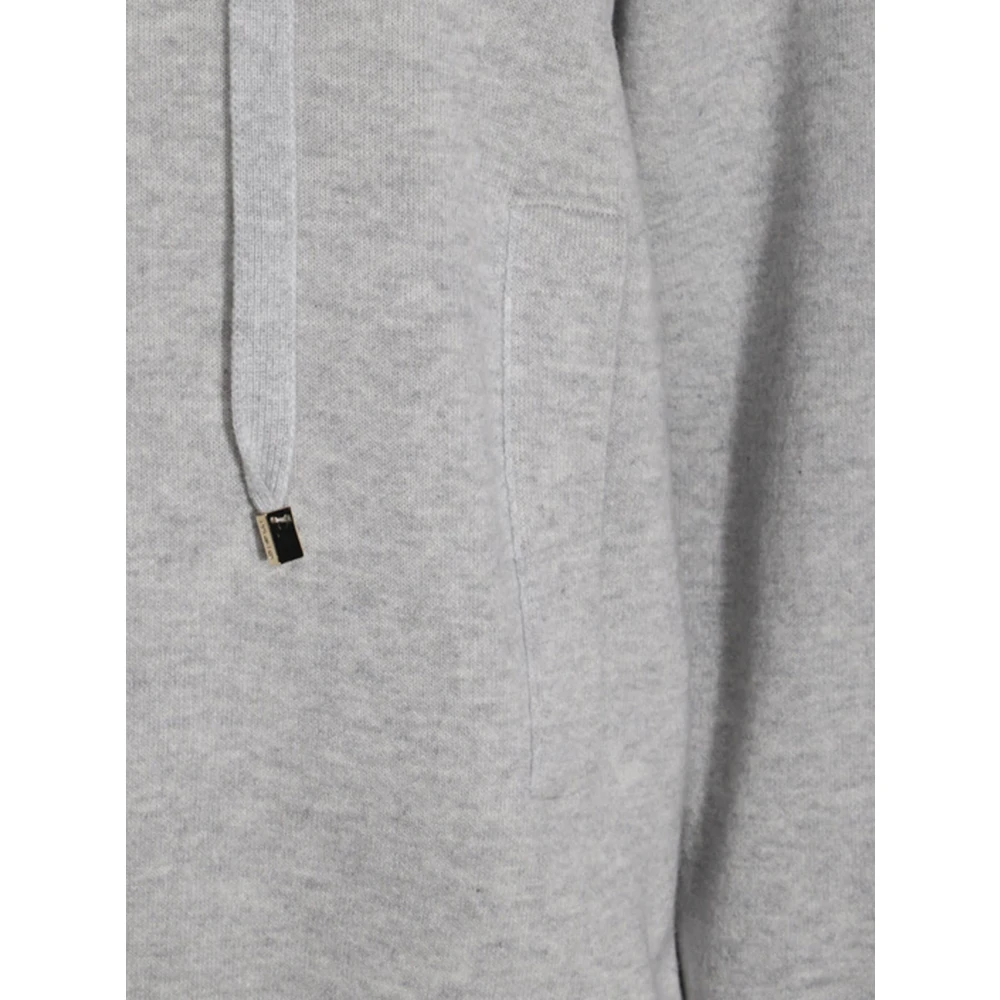 Malo Hoodie met Cappuccio Stijl Gray Dames