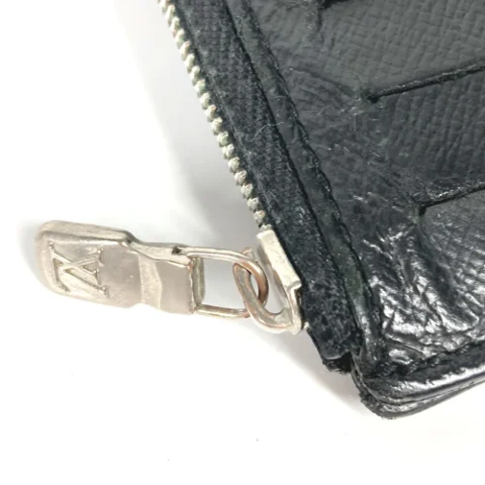 Louis Vuitton Vintage Pre-owned Fabric wallets Black Heren