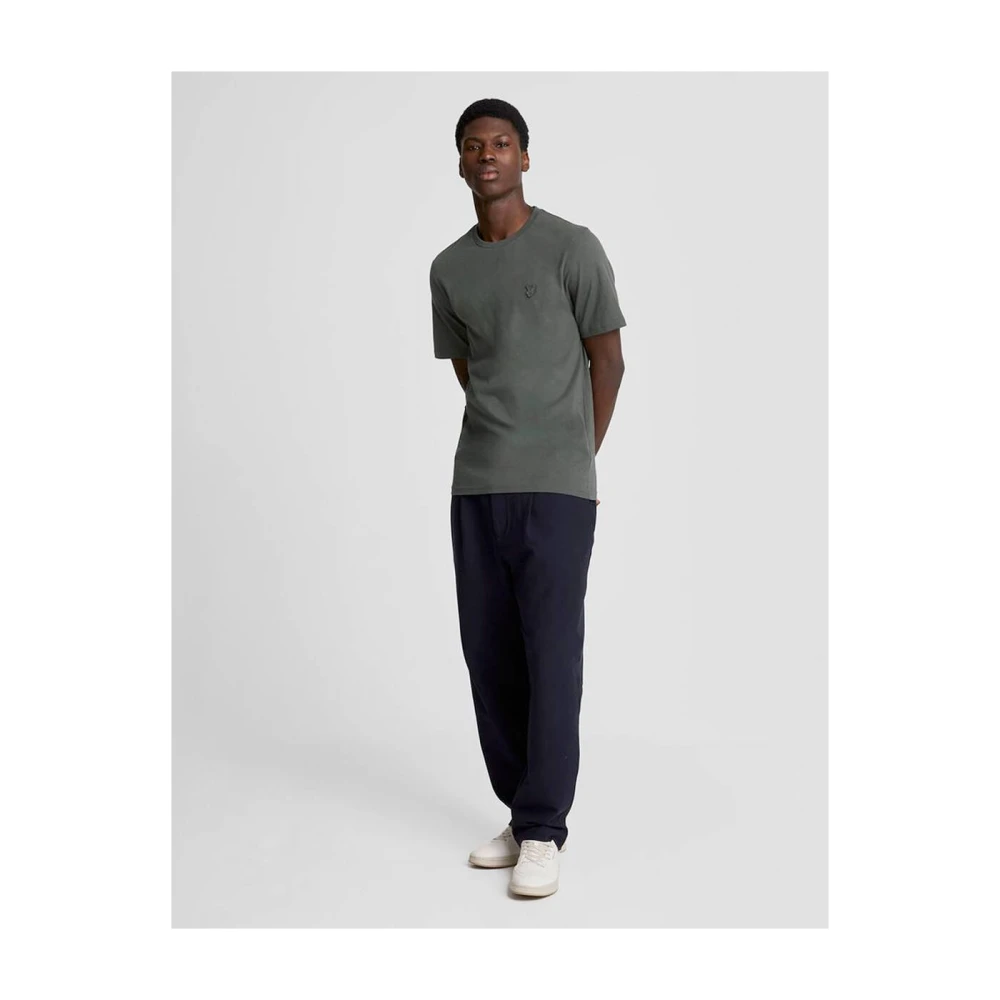 Lyle & Scott Korte mouw T-shirt Ts400Ton Gray Heren