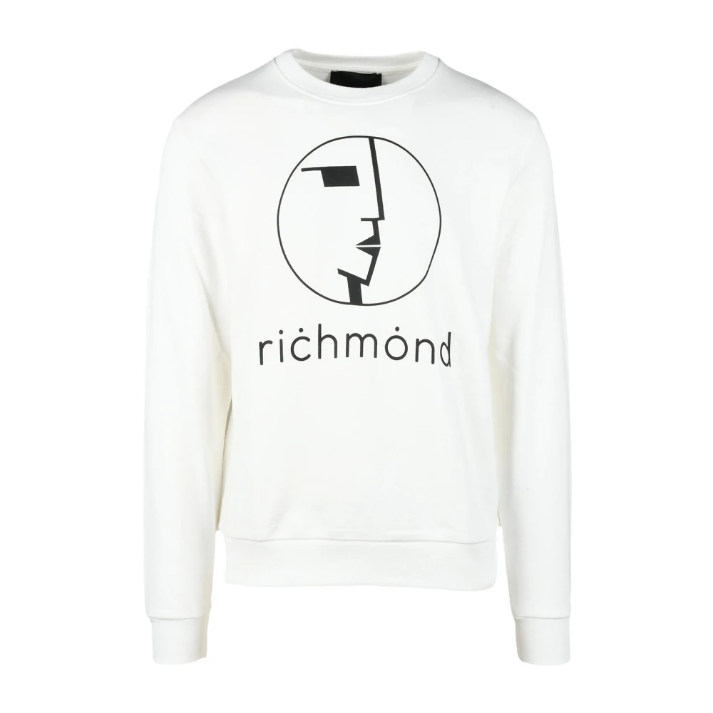 John Richmond Witte Sweatshirt voor Mannen White Heren