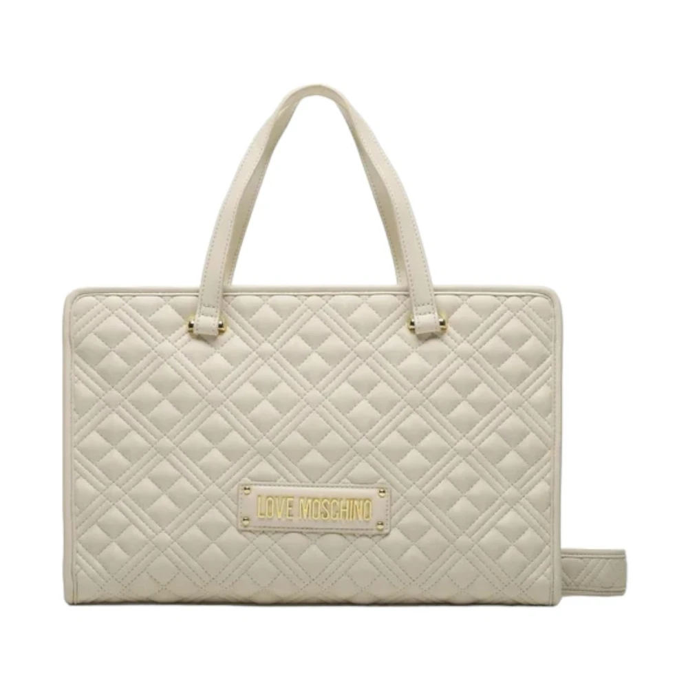 Love Moschino Stijlvolle dameshandtas van Beige Dames