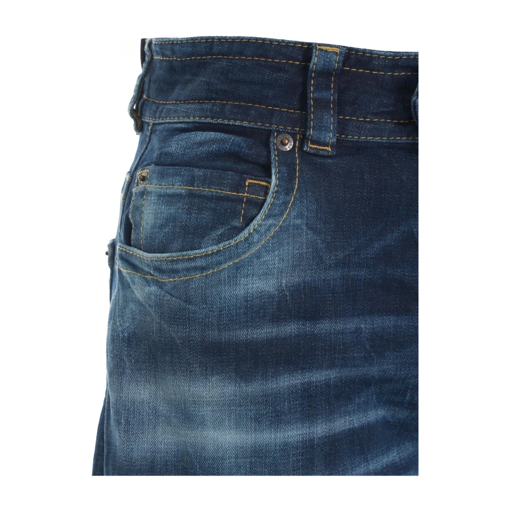 Dsquared2 Blauwe Wide Leg Jeans Elegante Stijl Blue Dames