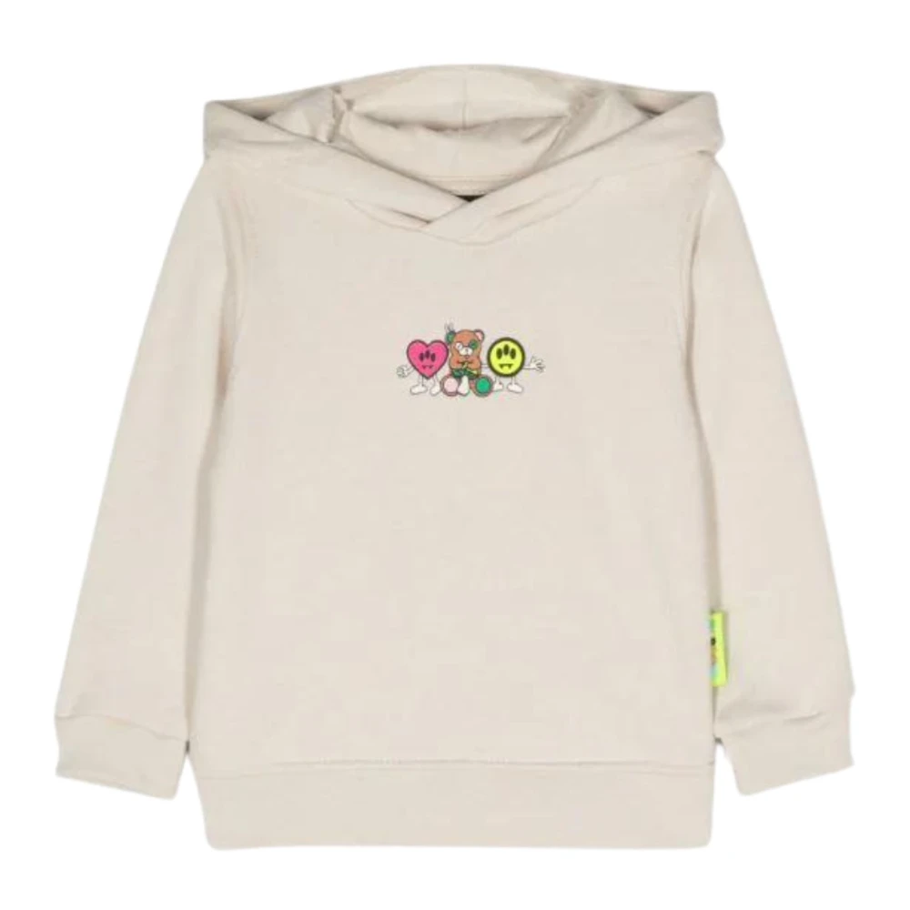 Barrow Psychedelic Smile Hoodie Sweater Beige, Flicka