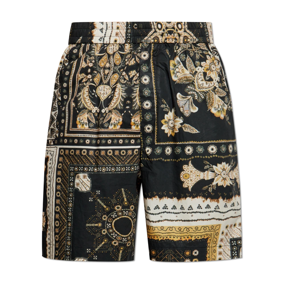 Isabel Marant Men's Multicolor Gregorian Patterned Shorts