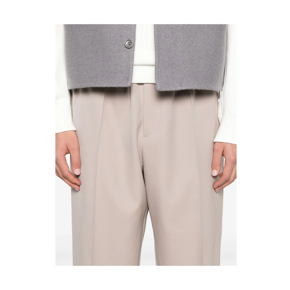 Jil Sander Beige Elastische Taillebroek Beige Heren