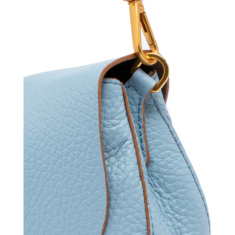 Gianni Chiarini Blauwe Schoudertas met Afneembaar Handvat Blue Dames