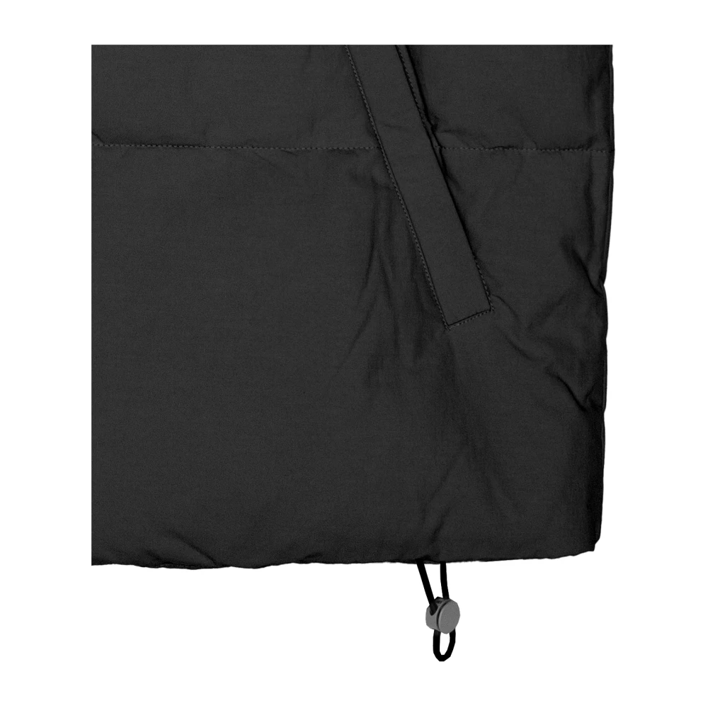 Edwin Afneembare Mouw Waterdichte Puffer Jas Black Heren